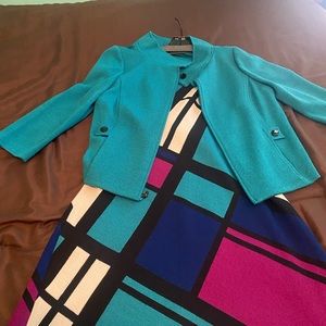 Dress and jacket come together